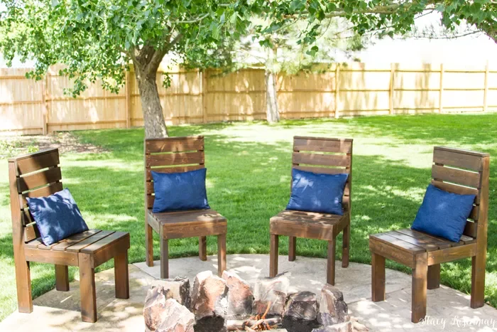 40 Budget-Friendly DIY Backyard Projects to Create Your Dream Outdoor Space Craft Wooden Chairs for the Whole Crew