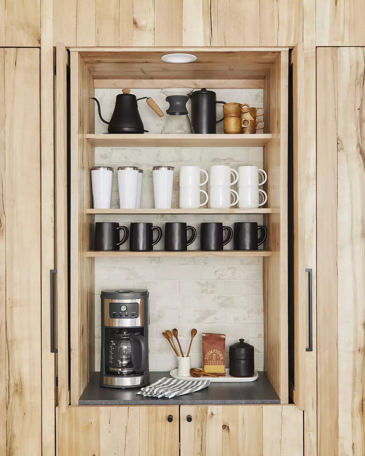 15 Brilliant Appliance Garage Ideas to Organize Your Kitchen in Style 6 Craft a Coffee Station