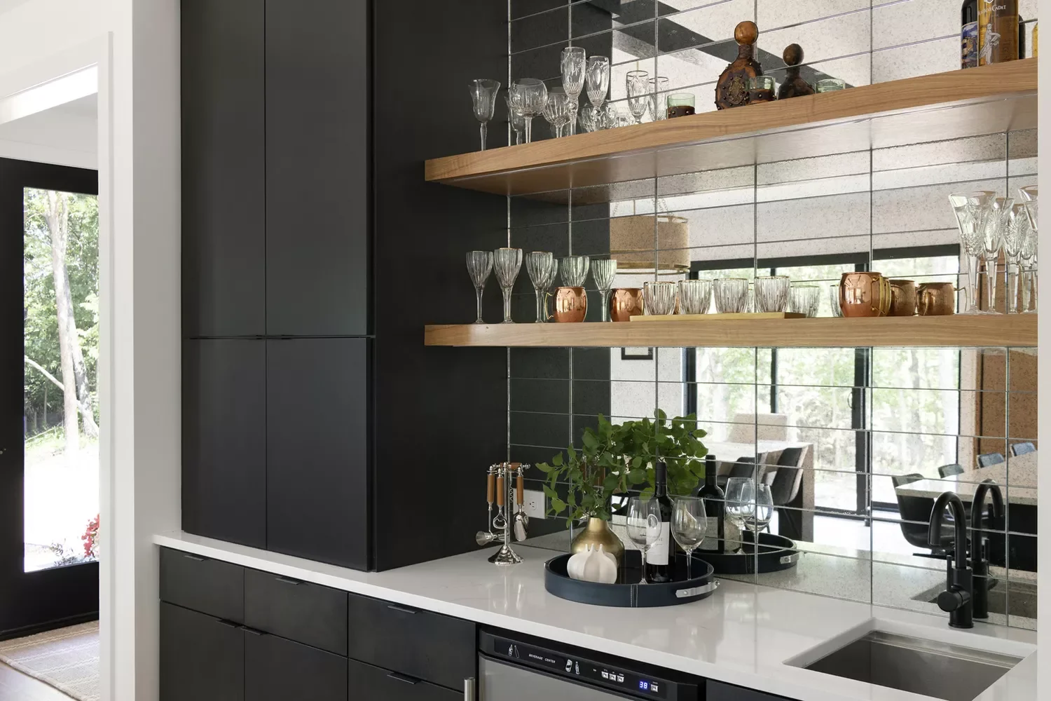 30 Creative Floating Shelf Ideas to Transform Every Room in Your Home Create Bar Storage