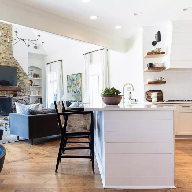 35 Stunning Kitchen Peninsula Ideas to Transform Your Space 19 Create Cohesion with Matching Materials