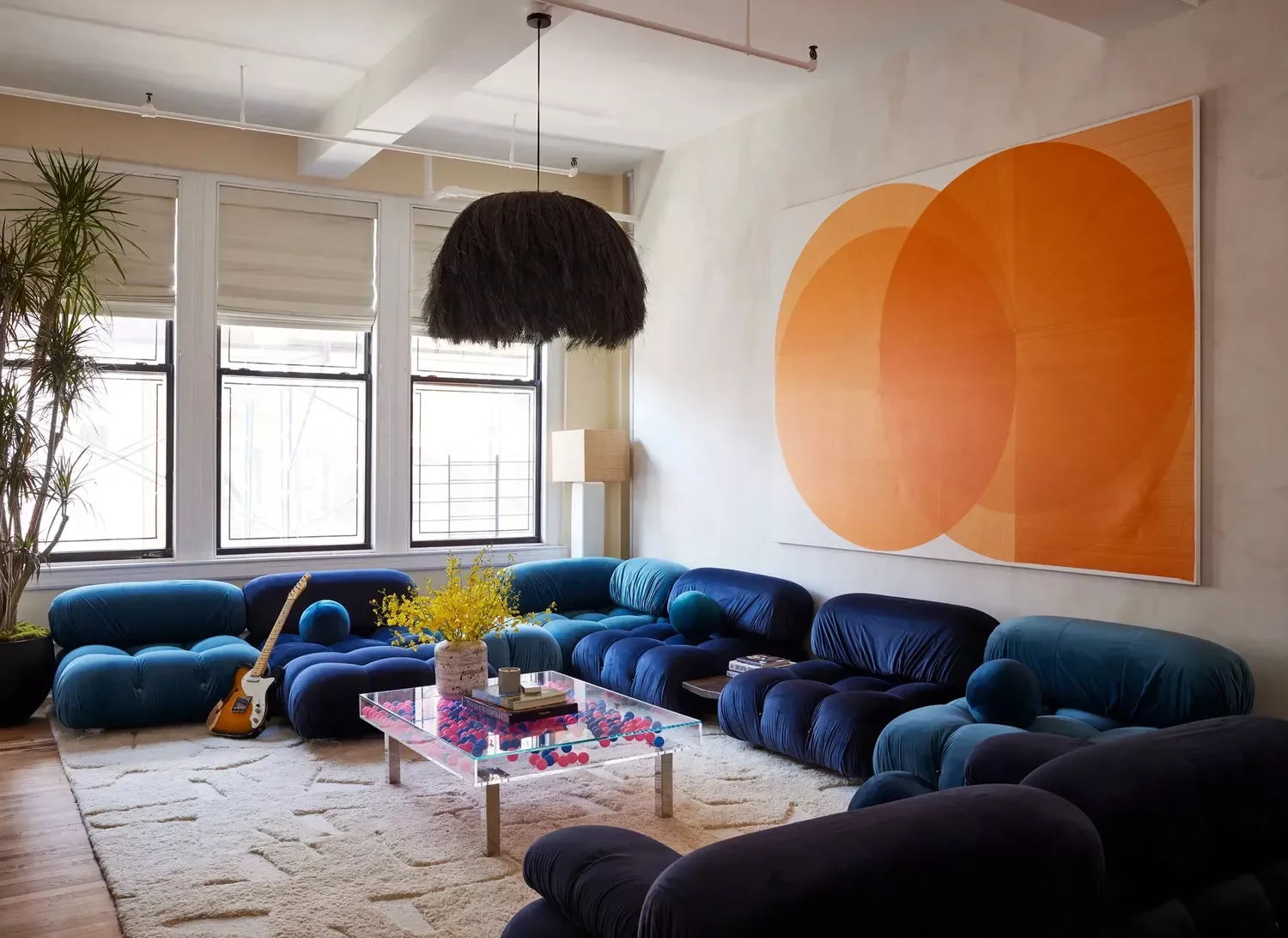 22 Stunning Ceiling Light Ideas That Will Transform Your Living Room 11 Create Flair With a Feathery Pendant