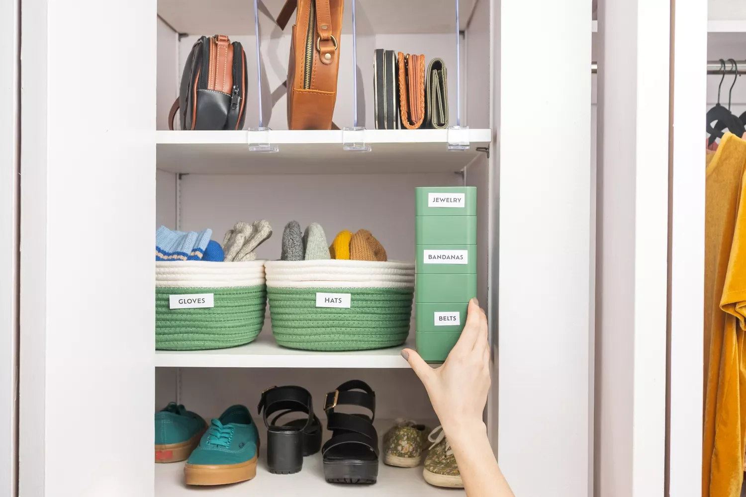 36 Brilliant Closet Organization Ideas to Transform Your Space Create Zones for Closet Storage Needs