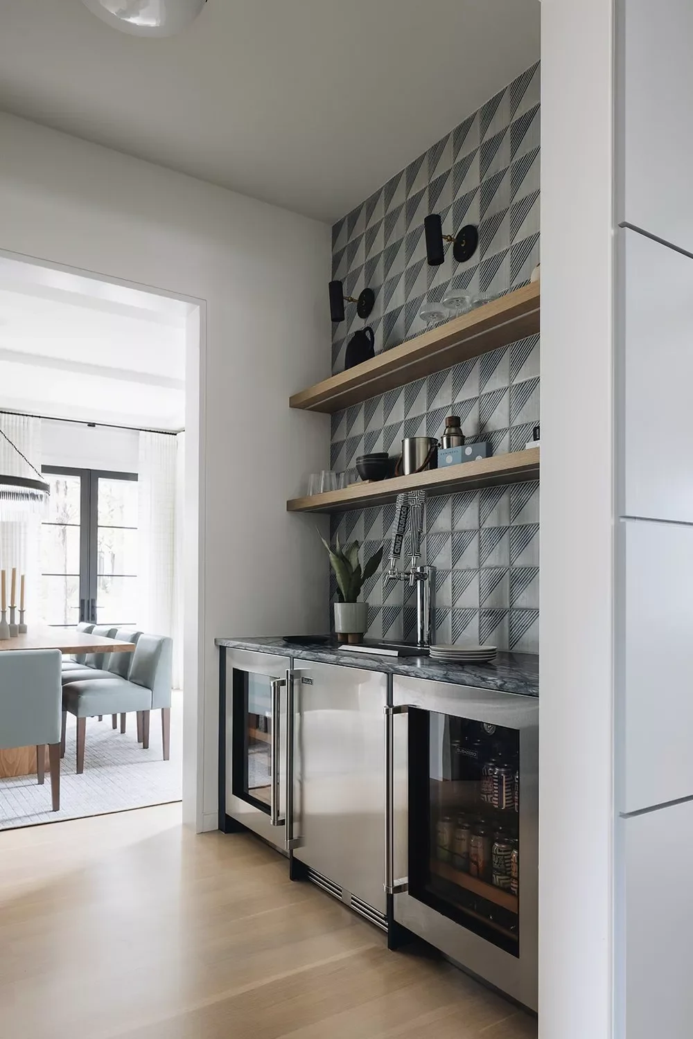 43 Butler's Pantry Ideas That Transform Your Kitchen Storage Into Stylish Function Create a Beverage Station