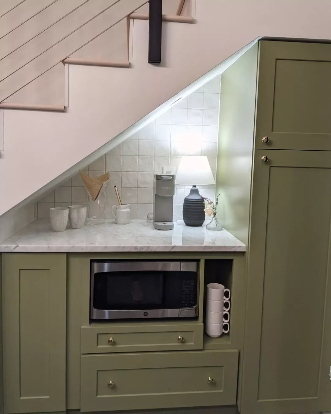 76 Brilliant Finished Basement Design Ideas That Actually Work Create a Coffee Station