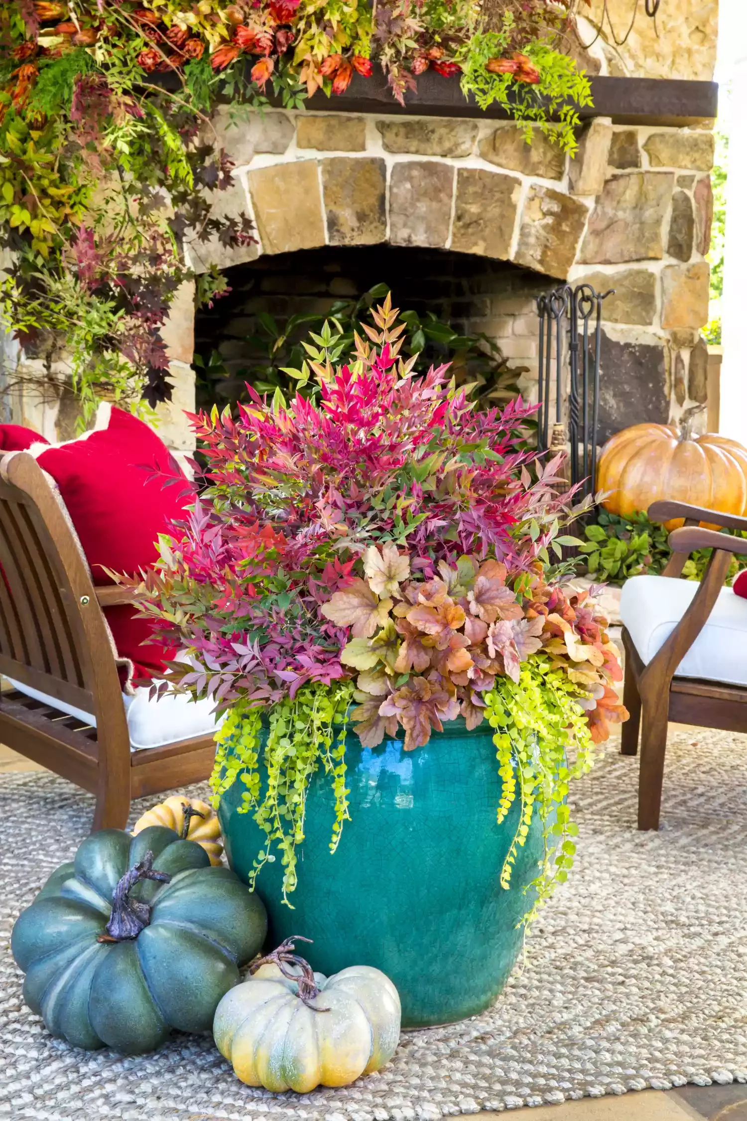 30 Stunning Fall Decor Ideas to Transform Your Outdoor Space Into an Autumn Paradise 5 Create a Colorful Container Garden