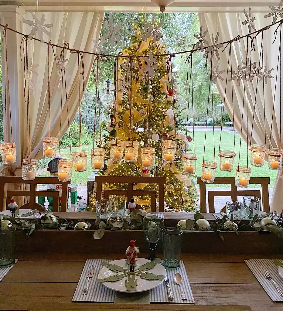 57 Stunning Outdoor Christmas Decorating Ideas That Will Transform Your Home's Holiday Curb Appeal 14 Create a DIY Porch Light