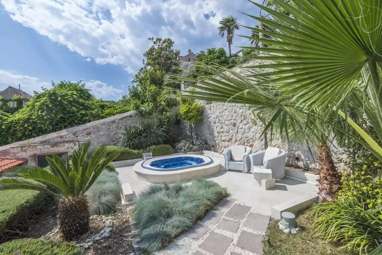 20 Stunning Above-Ground Pool Landscaping Ideas to Transform Your Backyard 17 Create a Desert Oasis