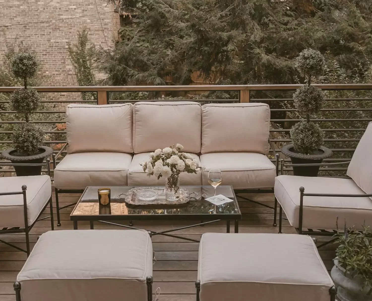 30 Creative Ways to Transform Your Small Deck Into a Stunning Outdoor Retreat 24 Create a Gathering Space