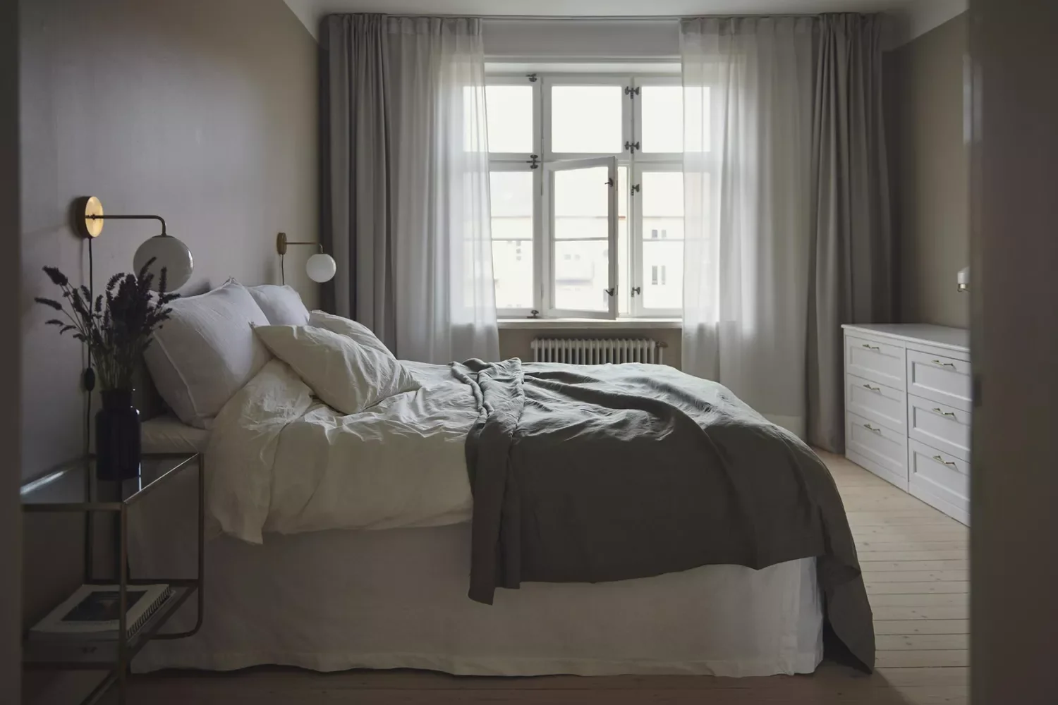 39 Effortlessly Chic Scandinavian Bedroom Ideas That Will Transform Your Space 8 Create a Gray Cocoon