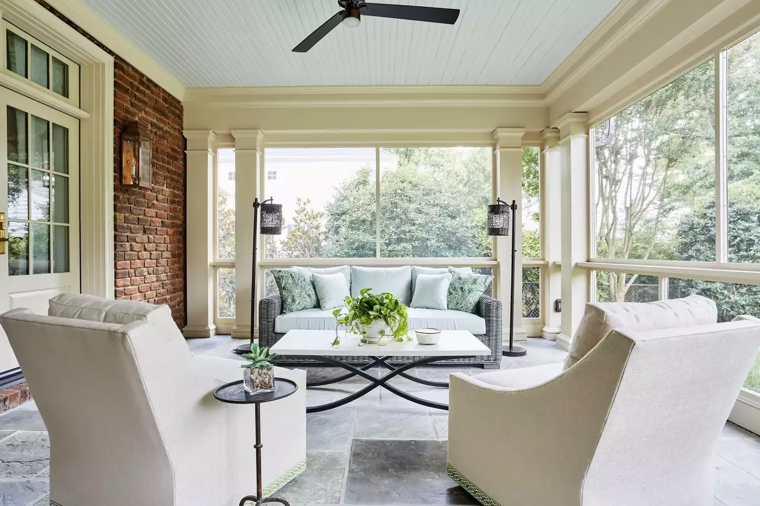62 Stunning Screen Porch Ideas to Create the Perfect Indoor-Outdoor Retreat Create a Hybrid Porch