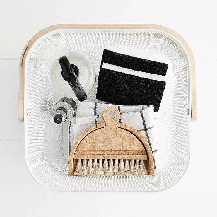 20 Clever Ways to Store Your Mops and Brooms Like a Pro Create a Kit of Mini Cleaning Supplies