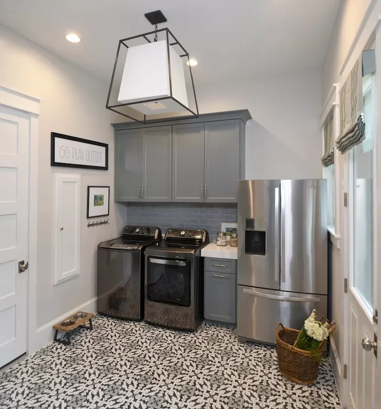 57 Creative Laundry Room Ideas That'll Make You Actually Enjoy Doing Chores Create a Laundry Corner