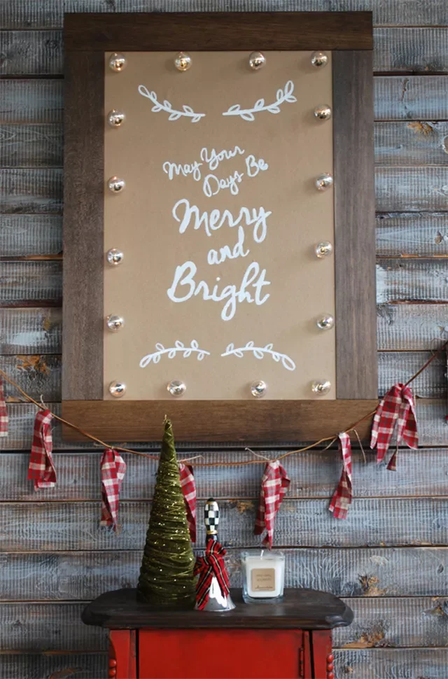 31 DIY Christmas Sign Ideas That Look Professionally Made Create a Marquee