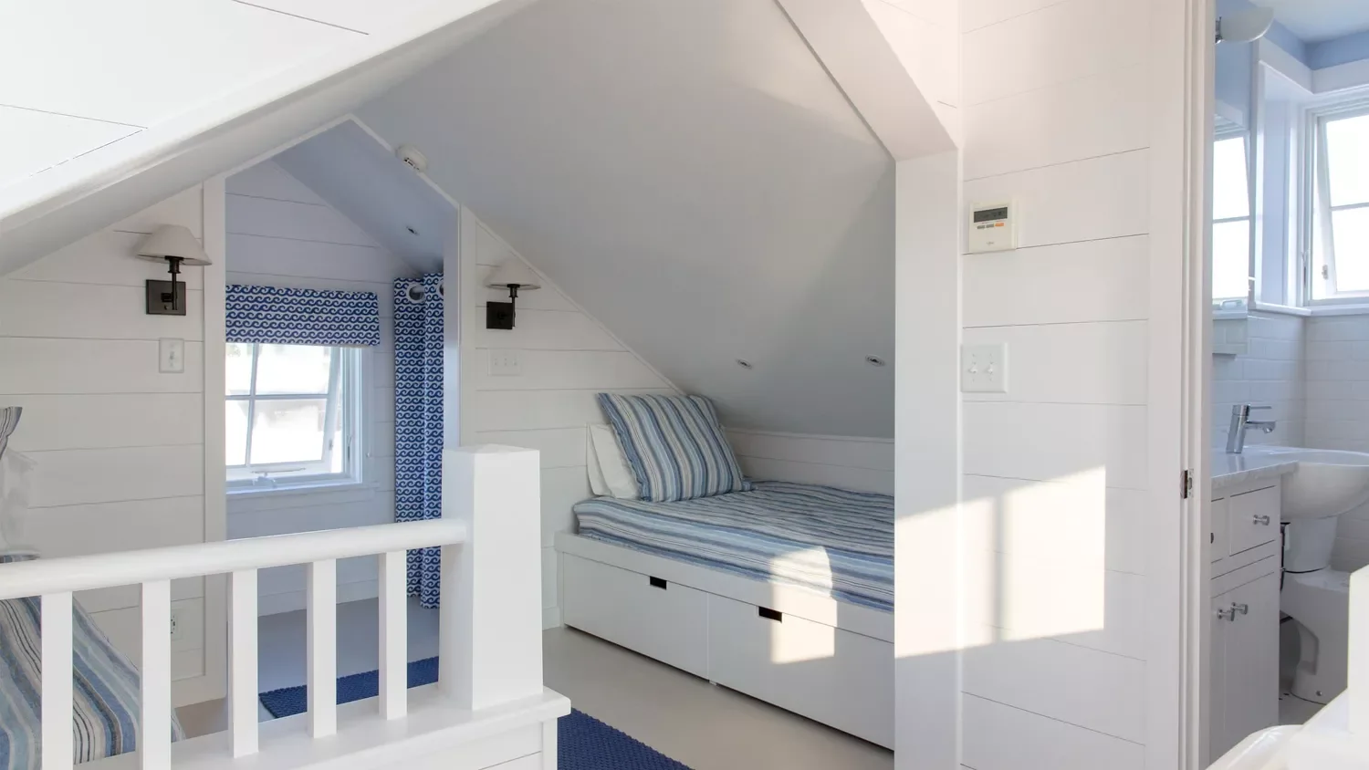 33 Cozy Attic Bedroom Ideas That Will Transform Your Space 16 Create a Nautical Space