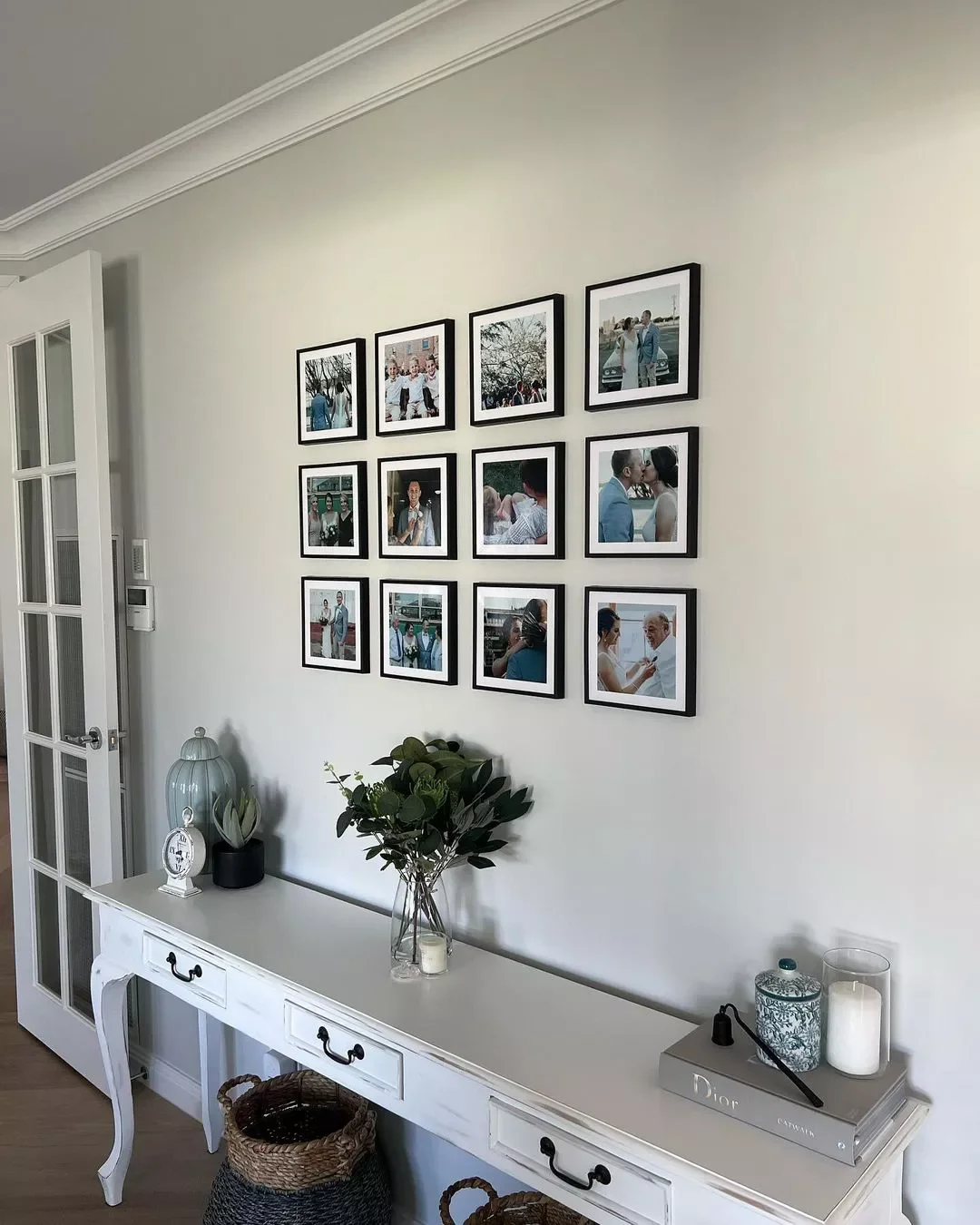 31 Creative Photo Wall Ideas to Transform Your Home 14 Create a Neat Grid