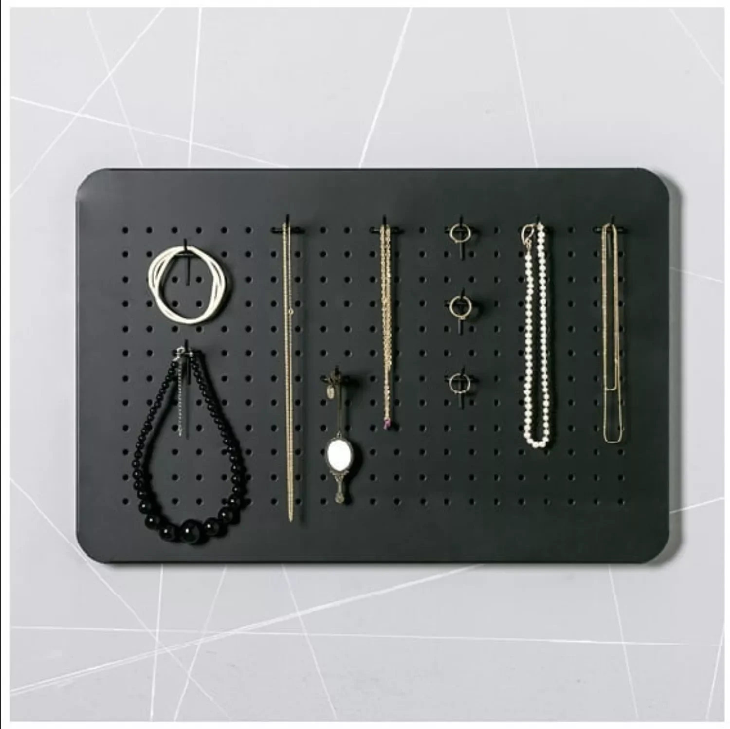 20 Creative Jewelry Organization Ideas That Beautify Your Space Create a Pegboard Display