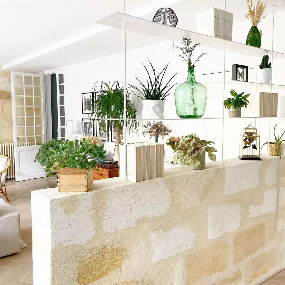 22 Stunning Floor-to-Ceiling Shelf Ideas That Maximize Style and Storage Create a Room Divider