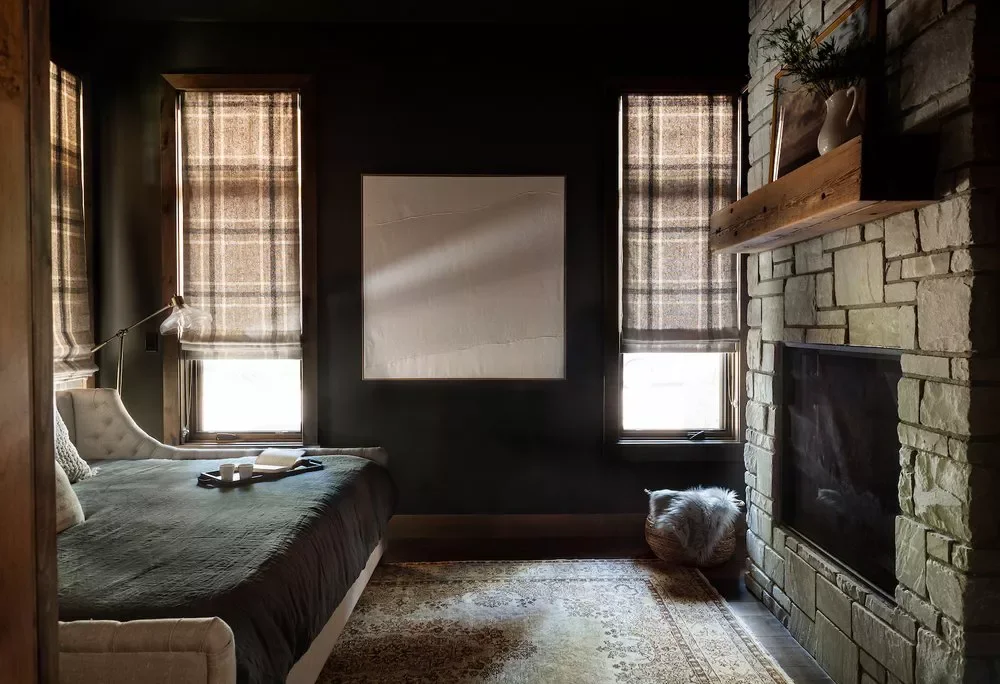 30 Dark and Dramatic Living Rooms That Will Transform Your Space Create a Rustic, Woodsy Space