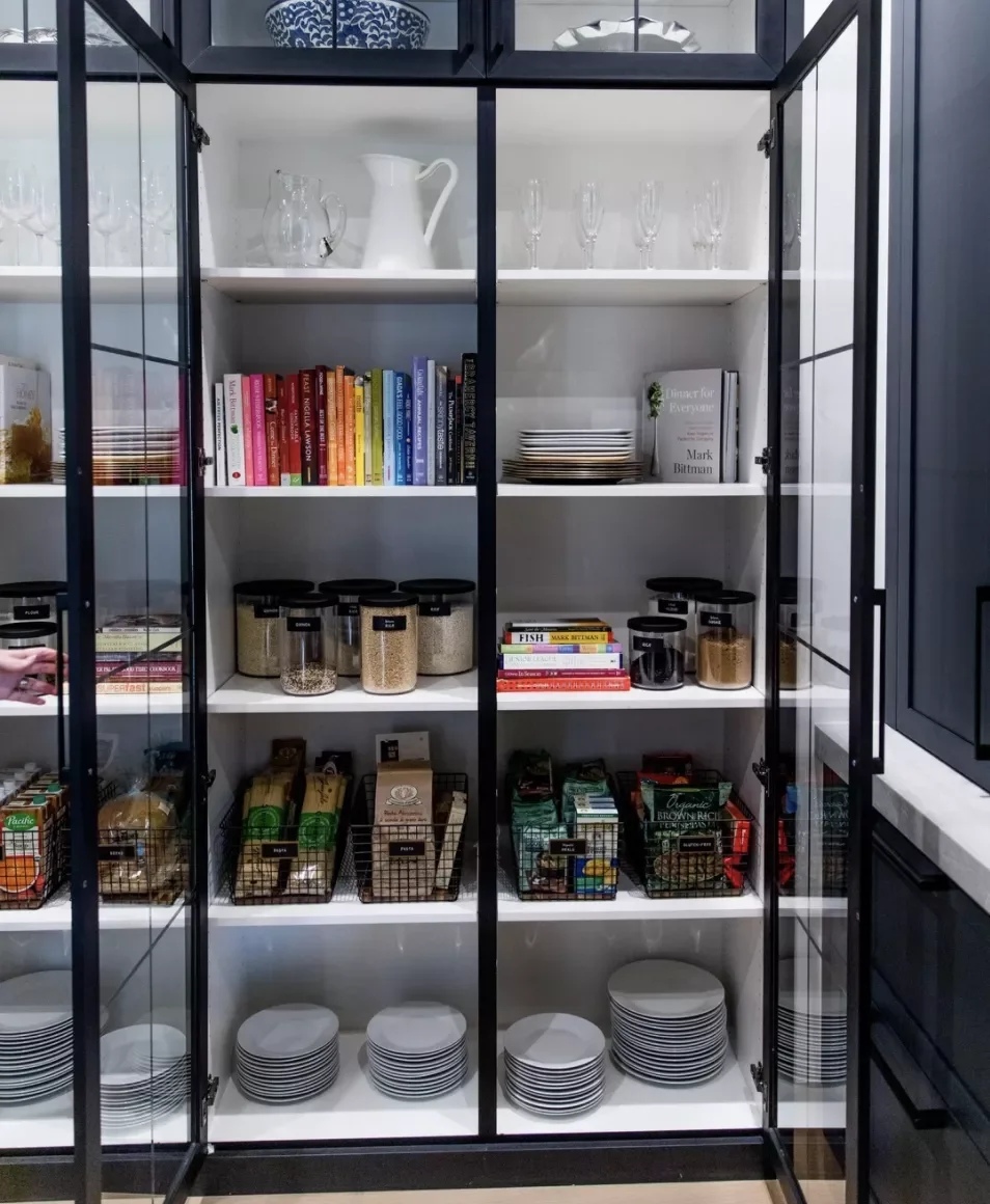 58 Smart Kitchen Organization Ideas That Will Transform Your Space Into a Clutter-Free Haven Create a Semi-Open Pantry