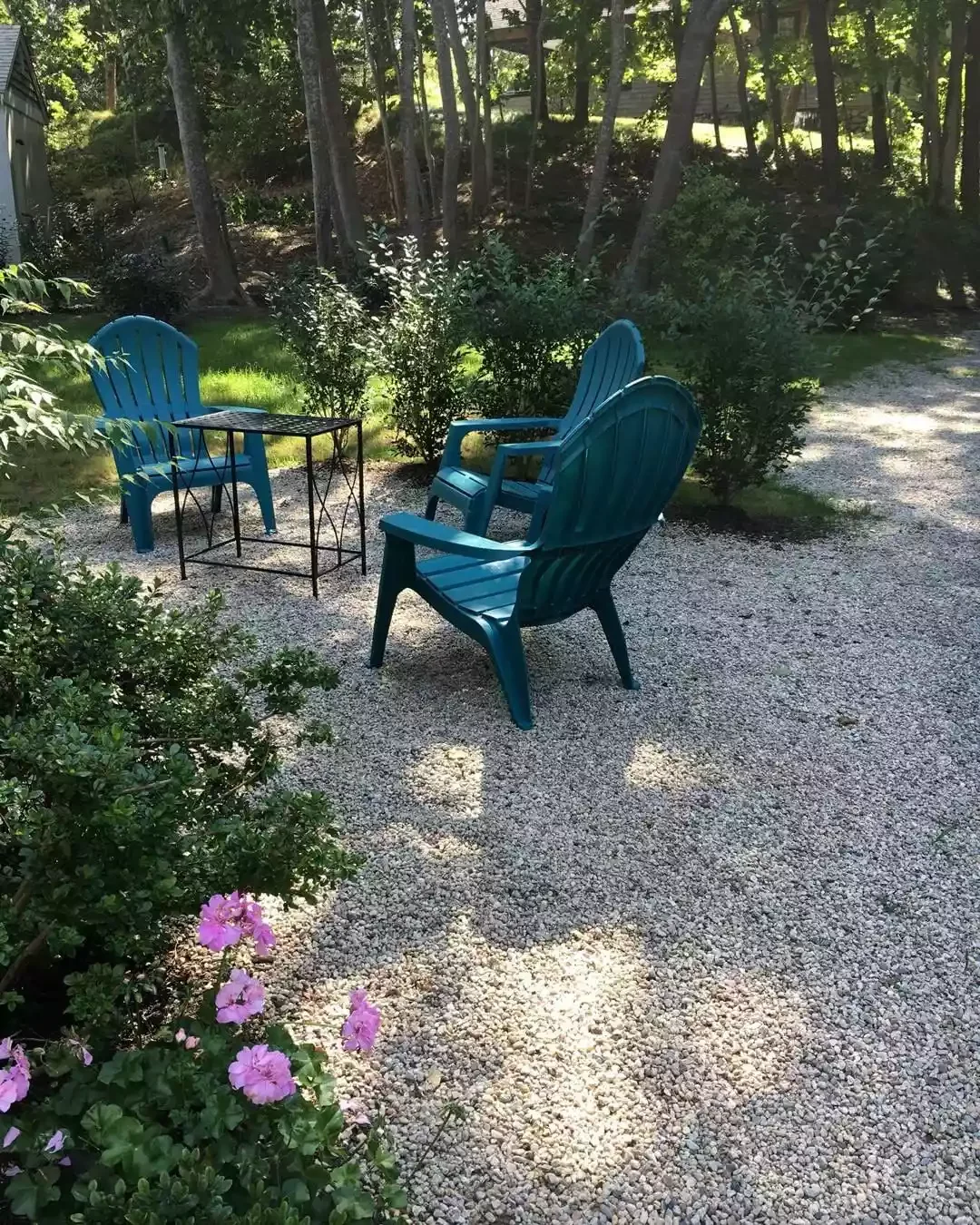 20 Creative and Budget-Friendly Gravel Patio Design Ideas 16 Create a Shady Oasis