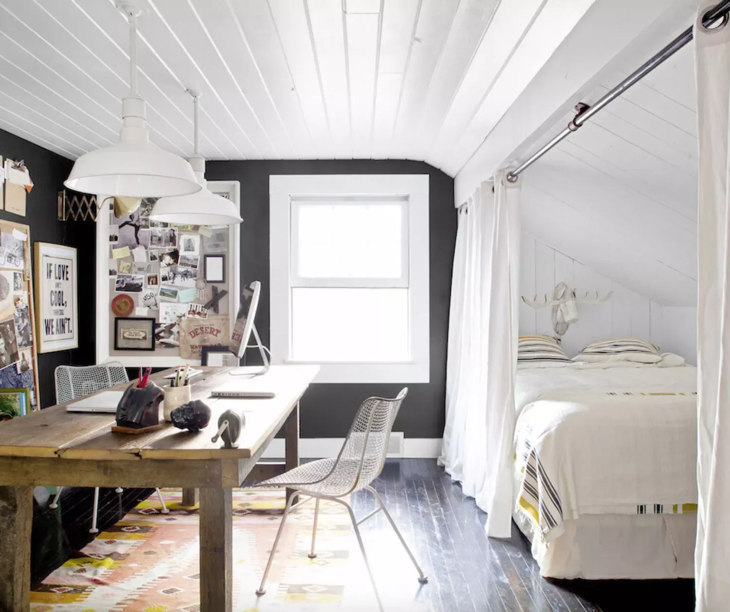 67 Stylish Modern Home Office Ideas That Make Working From Home a Joy Create a Shared Space
