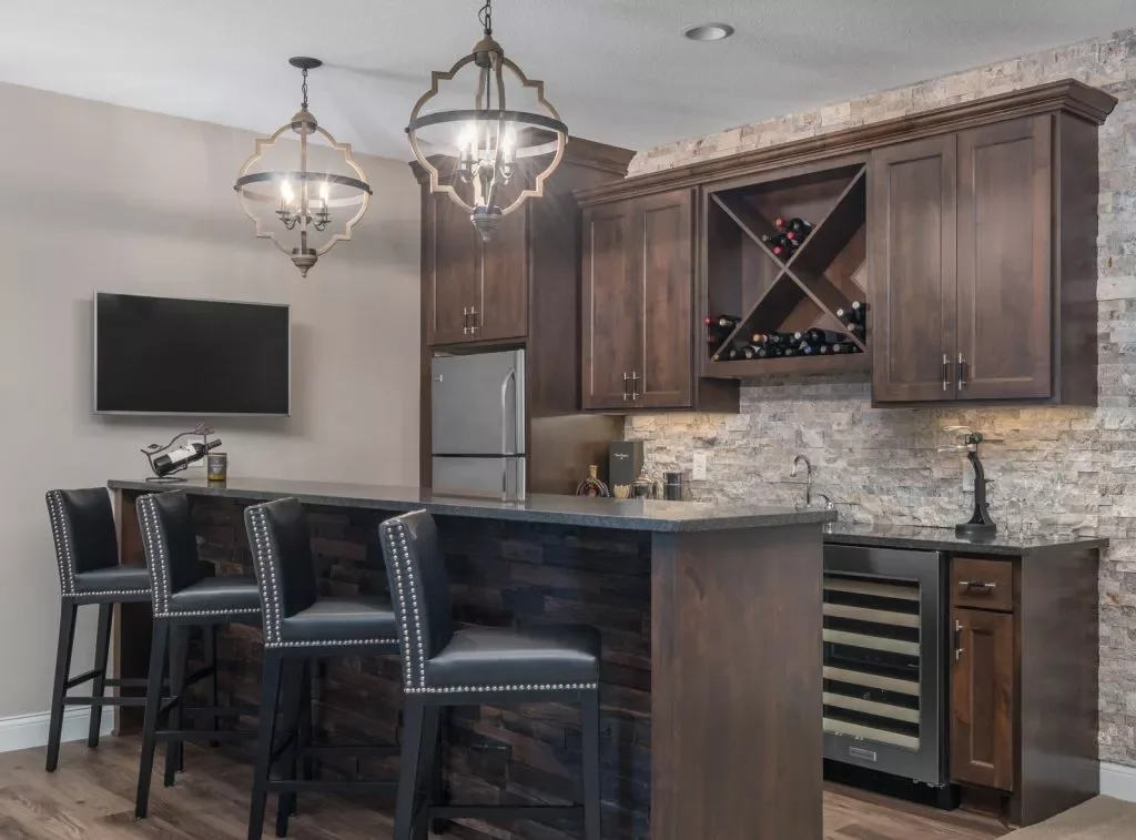 76 Brilliant Finished Basement Design Ideas That Actually Work Create a Space Fit for a Winery