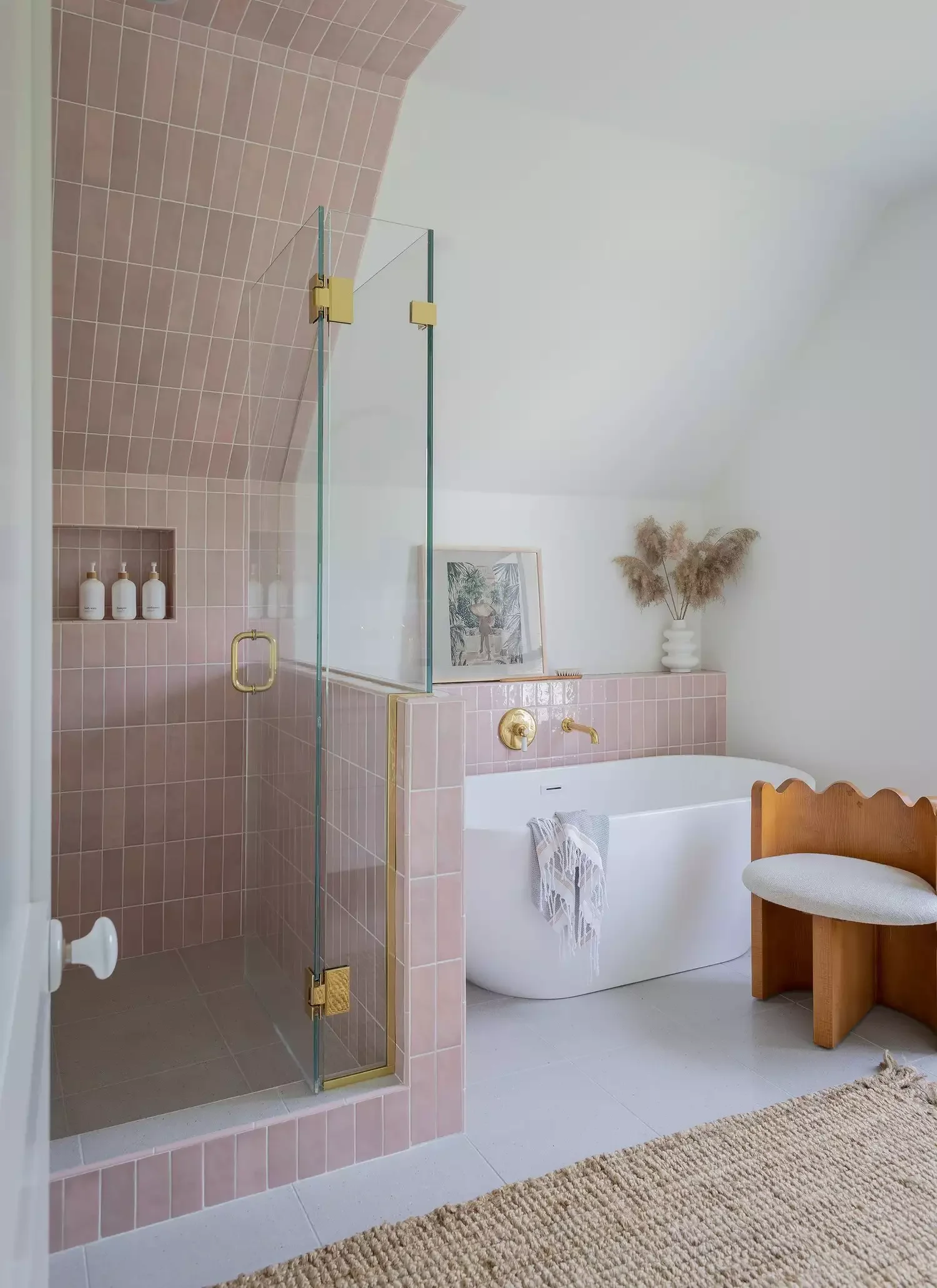 22 Stunning Bathroom Ceiling Designs That Will Transform Your Space 21 Create a Tile Accent