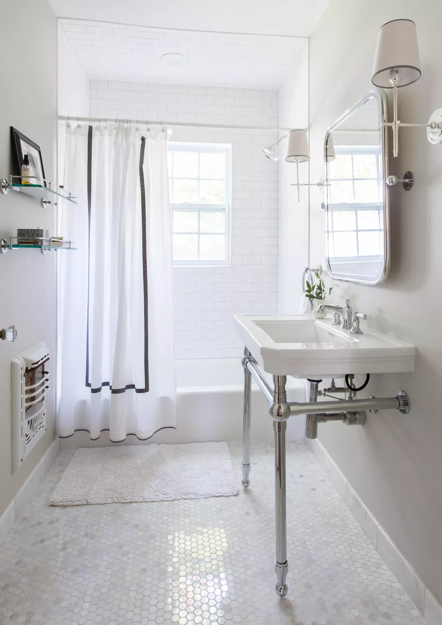 22 Simple White Bathroom Ideas That Make a Big Impact Create a Timeless Feel