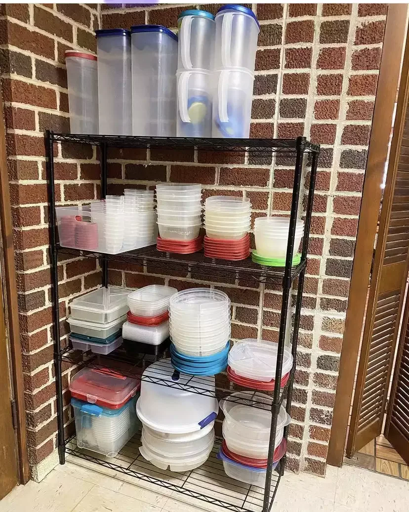 18 Brilliant Ways to Organize Your Food Storage Containers Create a Tupperware Shelf
