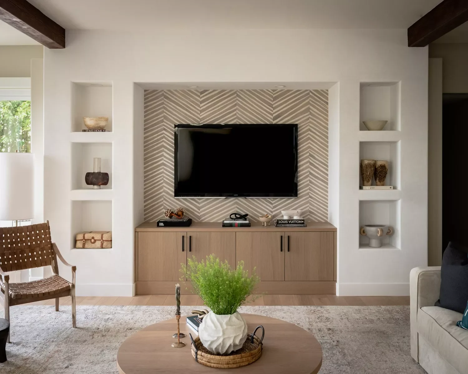 21 Brilliant Ways to Style Your Small Living Room TV Without Compromising Style 10 Create a Wall Niche