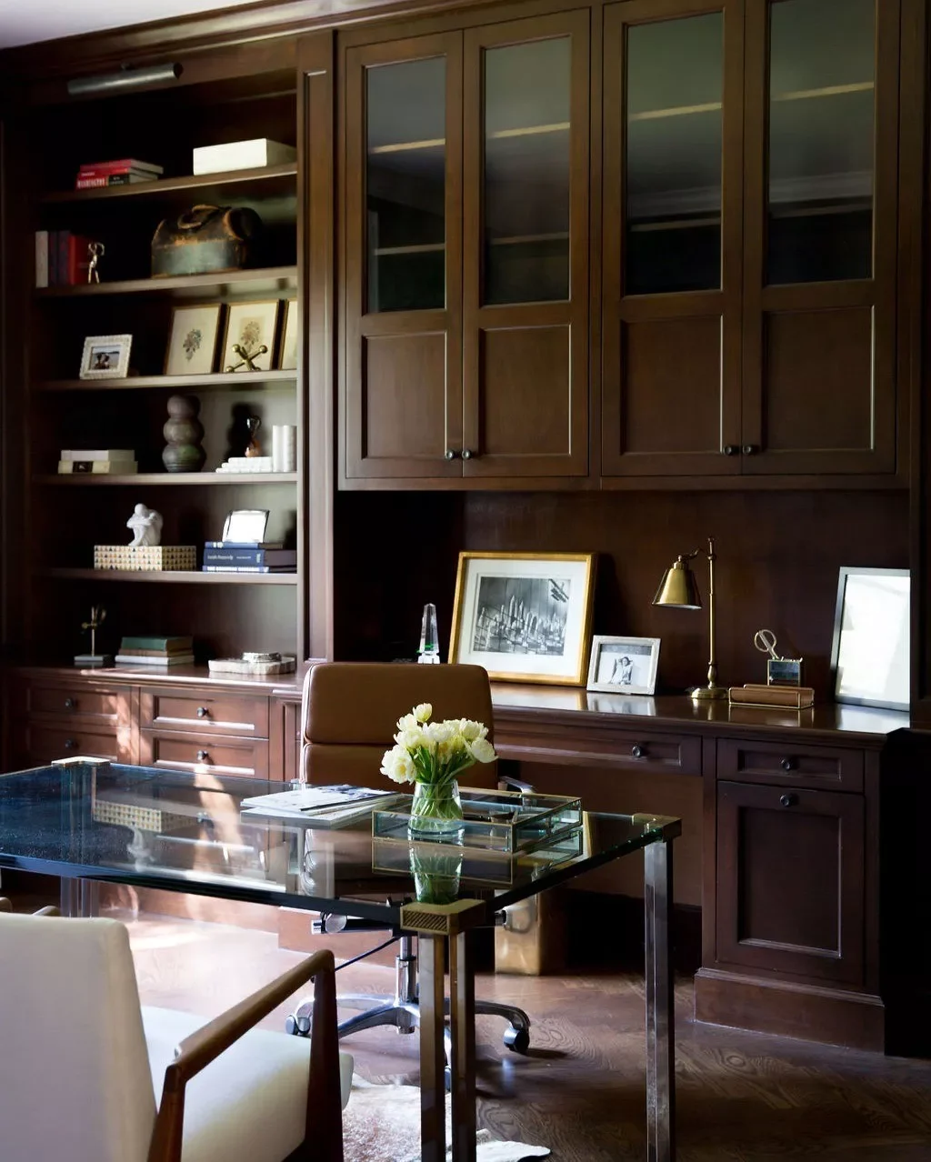 28 Brilliant Ways to Transform Your Workspace Into an Organized Haven Create a Wall of Built-ins
