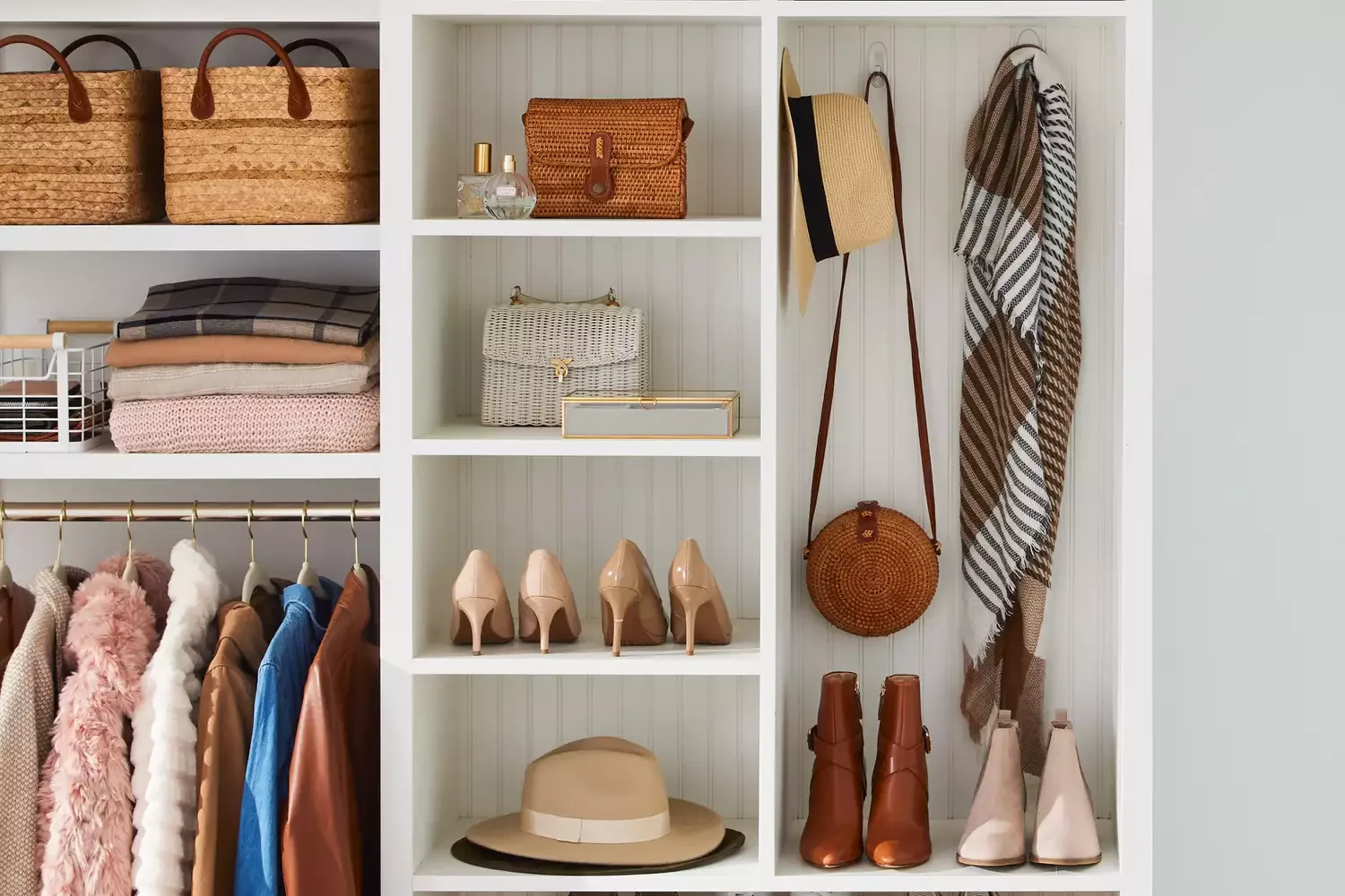 32 Brilliant Small Closet Organization Ideas That Actually Work Create an Open Closet