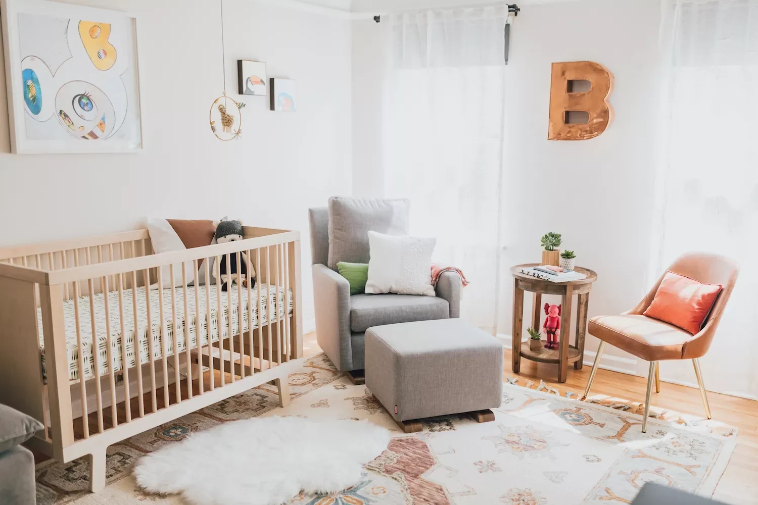 46 Nursery Design Ideas to Create Your Dream Baby Room 2 Created a Laid-Back Feel