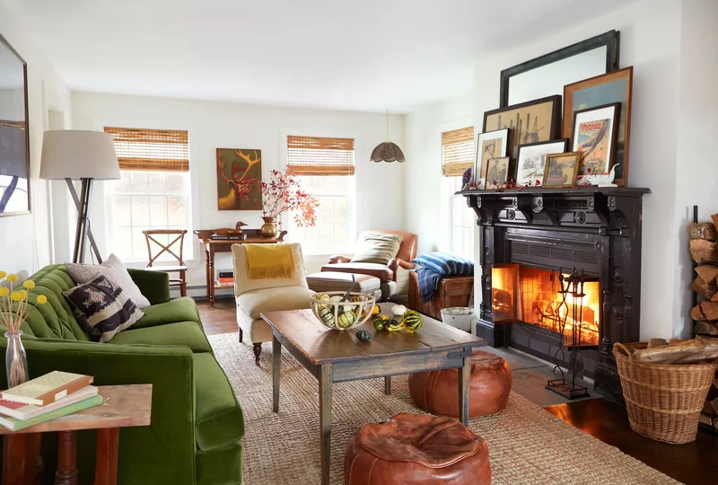 48 Fall Mantel Decorating Ideas For Seasonal Style 32 Curate a Gallery