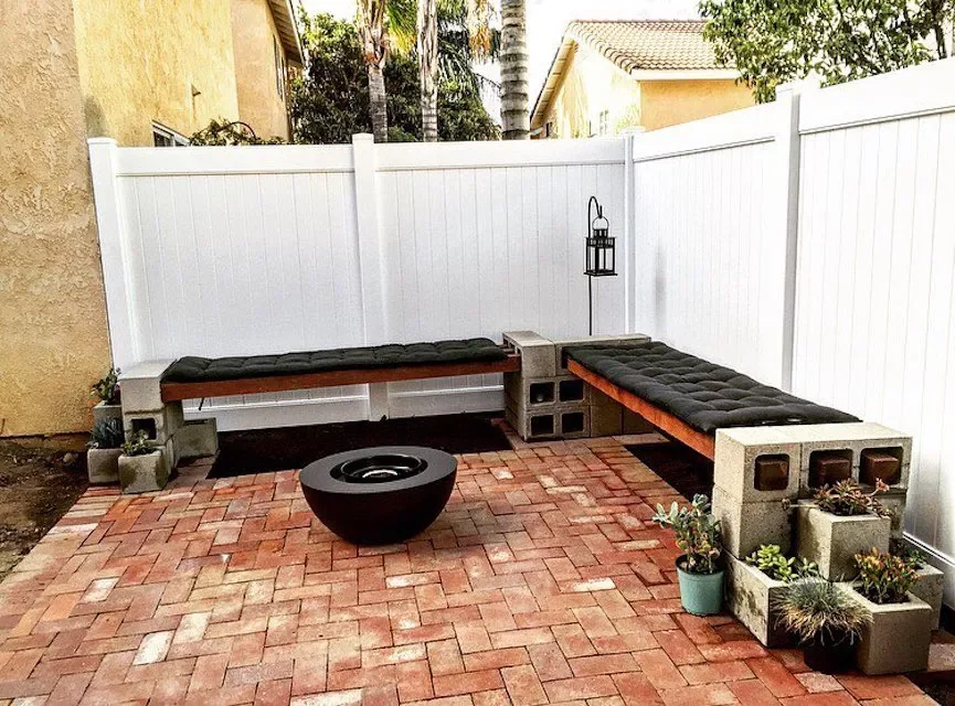 15 Budget-Friendly Cinder Block Garden Projects to Transform Your Outdoor Space 13 Curate a Seating Area