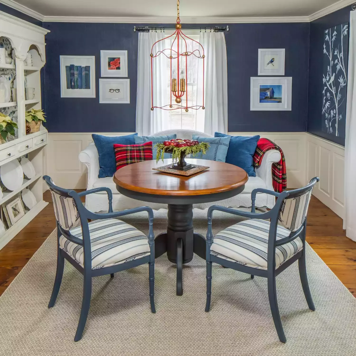 40 Stunning Blue Dining Room Ideas That Will Transform Your Space 40 Curl Up
