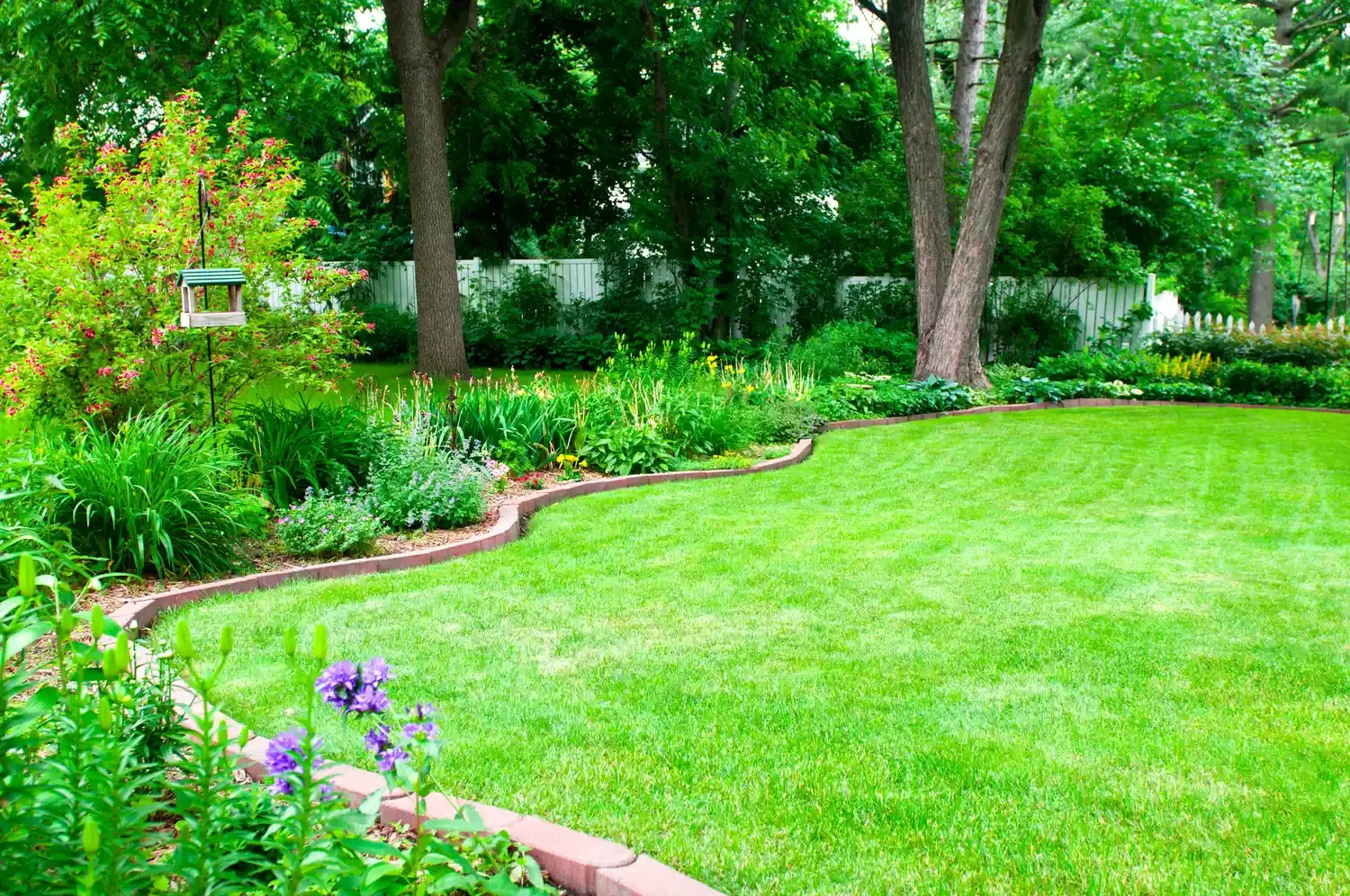30 Affordable and Creative Ways to Define Your Garden Boundaries Curved Brick Border