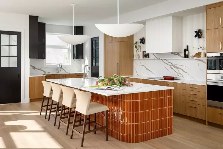 33 Smart Kitchen Island Seating Ideas to Streamline Your Busy Days Curved Island Bar Stools