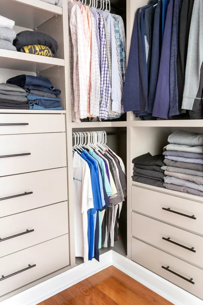 30 Closet DIY Projects You Can Actually Tackle This Weekend Custom Closet IKEA Hack