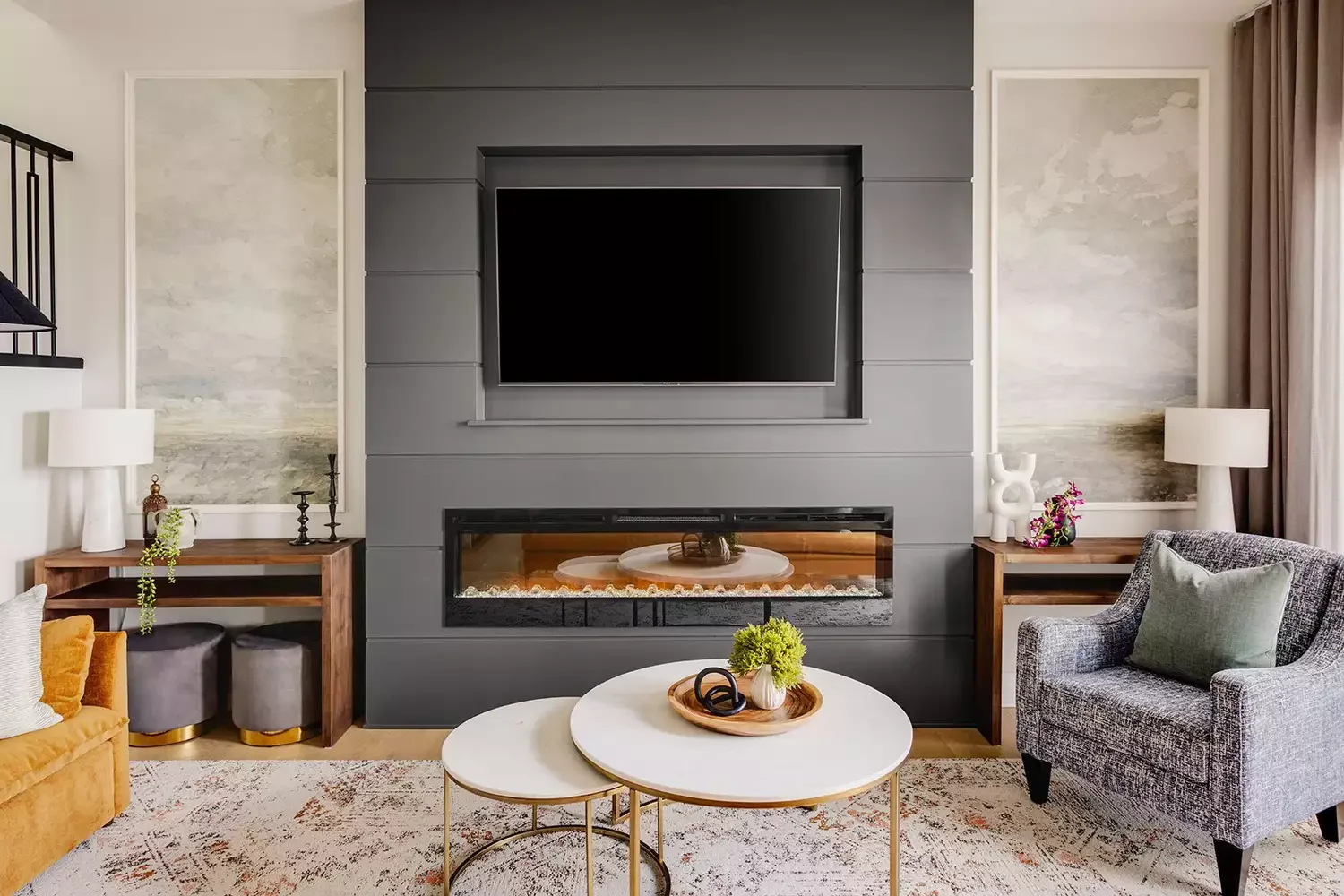 22 TV Stand Ideas That Make Your Room Look Expensive Custom Fireplace Niche