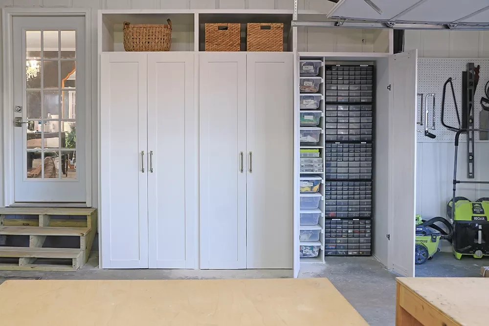 52 Creative DIY Garage Organization Ideas That Transform Your Space Custom Storage Cabinets