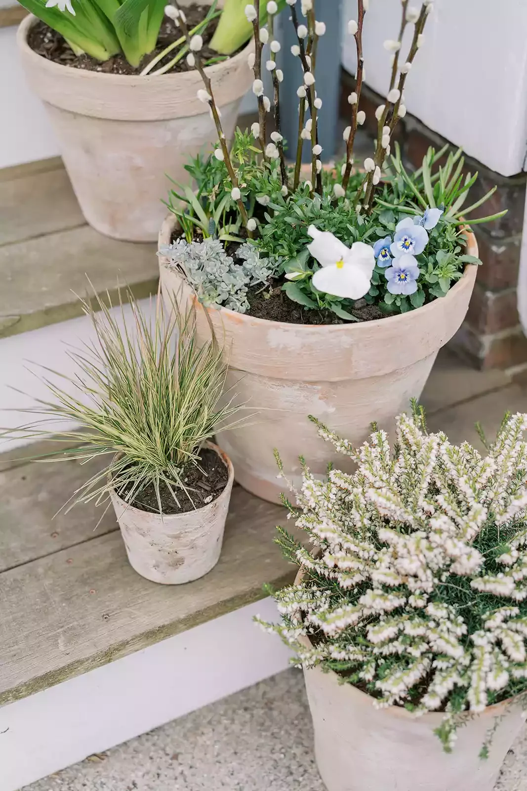 35 Enchanting Cottage Garden Ideas That Transform Your Outdoor Space Into a Magical Retreat DIY Aged Terracotta Pots