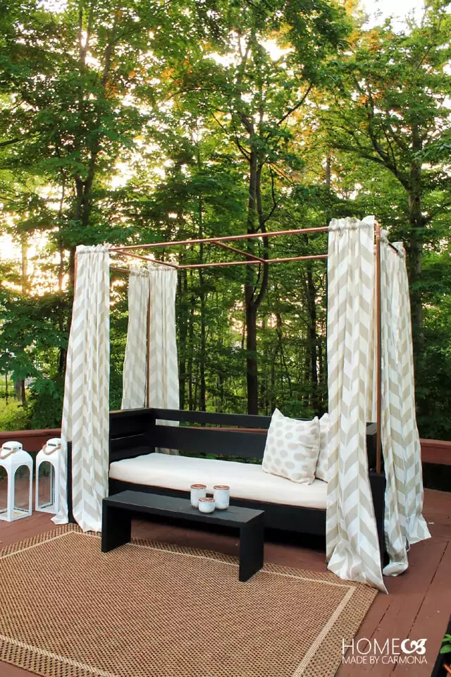 22 Creative Small Deck Ideas to Transform Your Outdoor Space This Summer 19 DIY Cabana