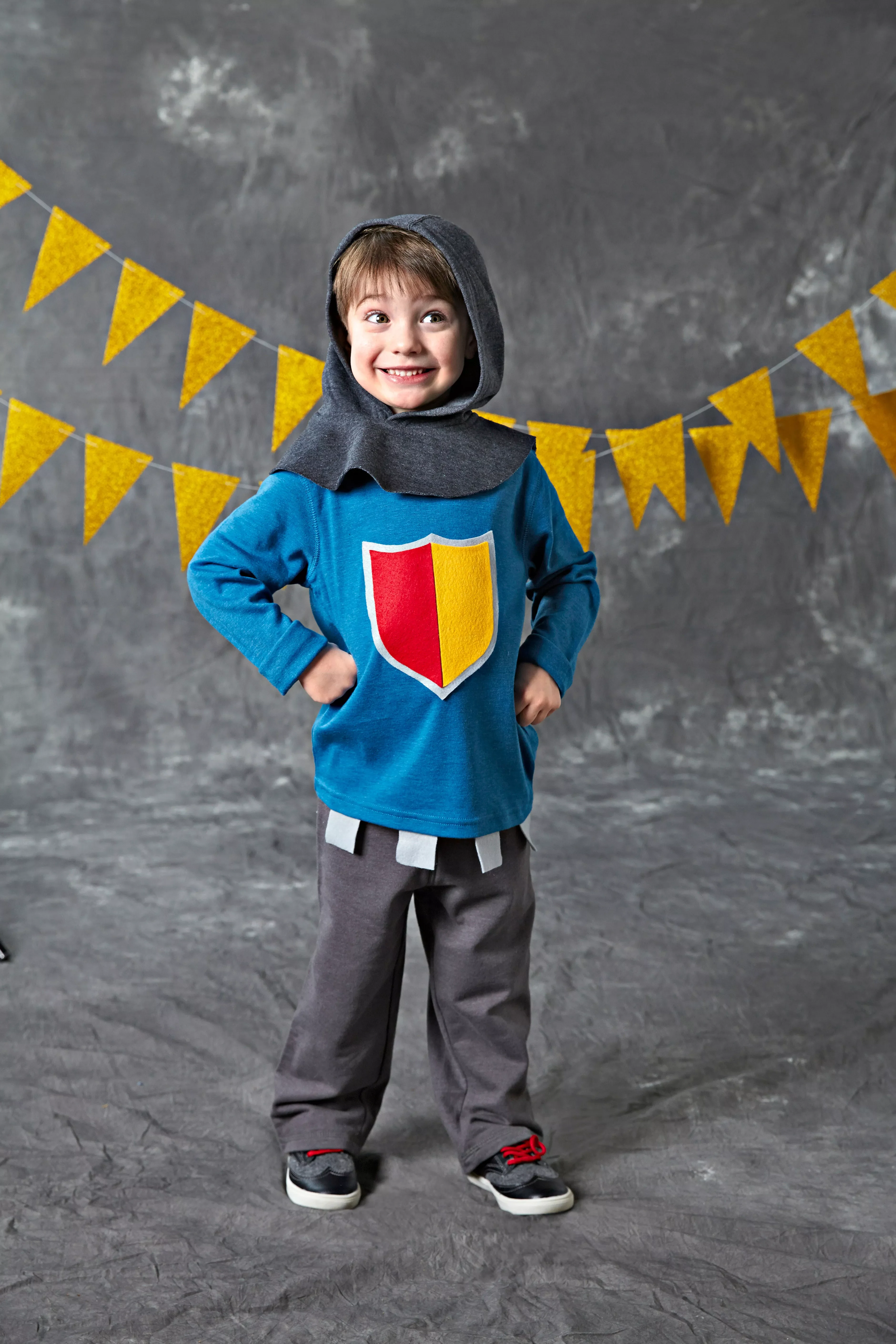 31 Handmade Halloween Costume Ideas for Kids to Wear While 31 DIY Colorful Knight Costume