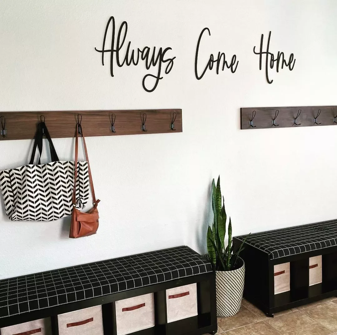 30 Beautiful Modern Farmhouse Entryway Ideas to Create a Stunning First Impression DIY Cute Cubbies