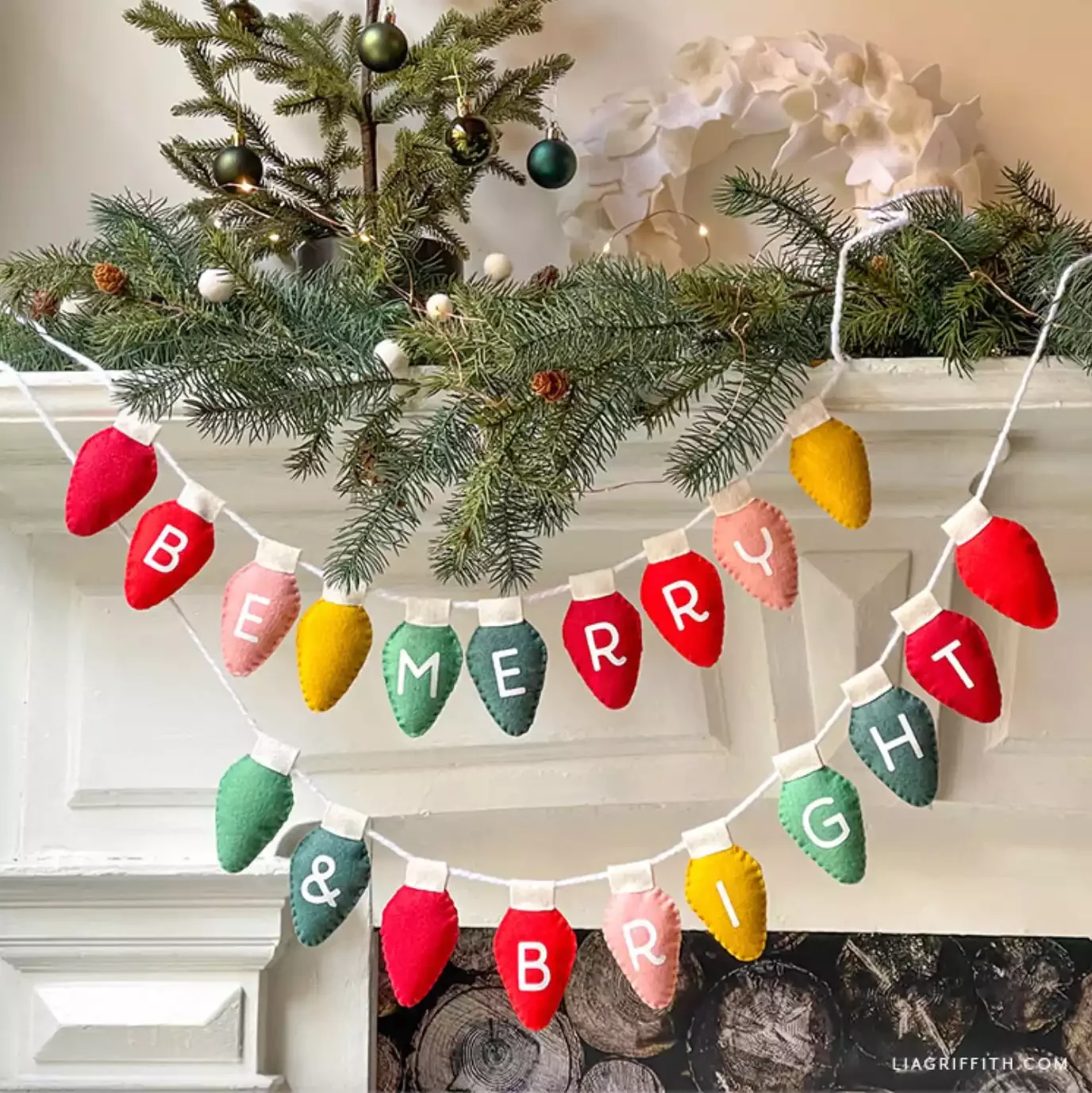 61 Stunning DIY Christmas Garland Ideas to Transform Your Holiday Decor 57 DIY Felt Garland