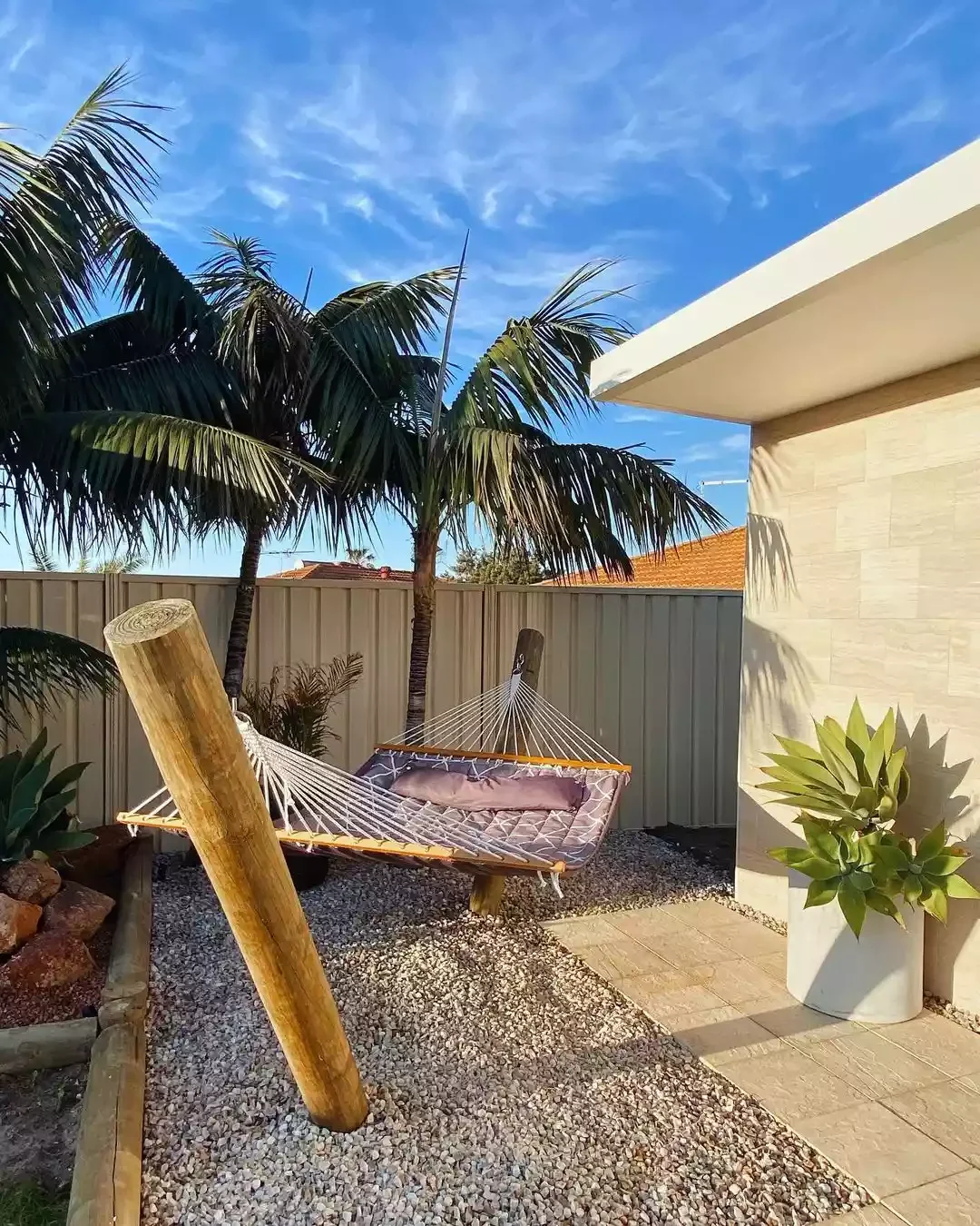 29 Stunning Backyard Hammock Ideas to Create Your Perfect Relaxation Retreat 13 DIY Hammock Posts