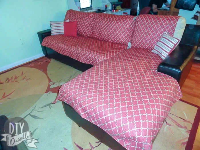 20 Creative DIY Sofa Cover Ideas to Transform Your Living Space 16 DIY L-Shaped Couch Cover