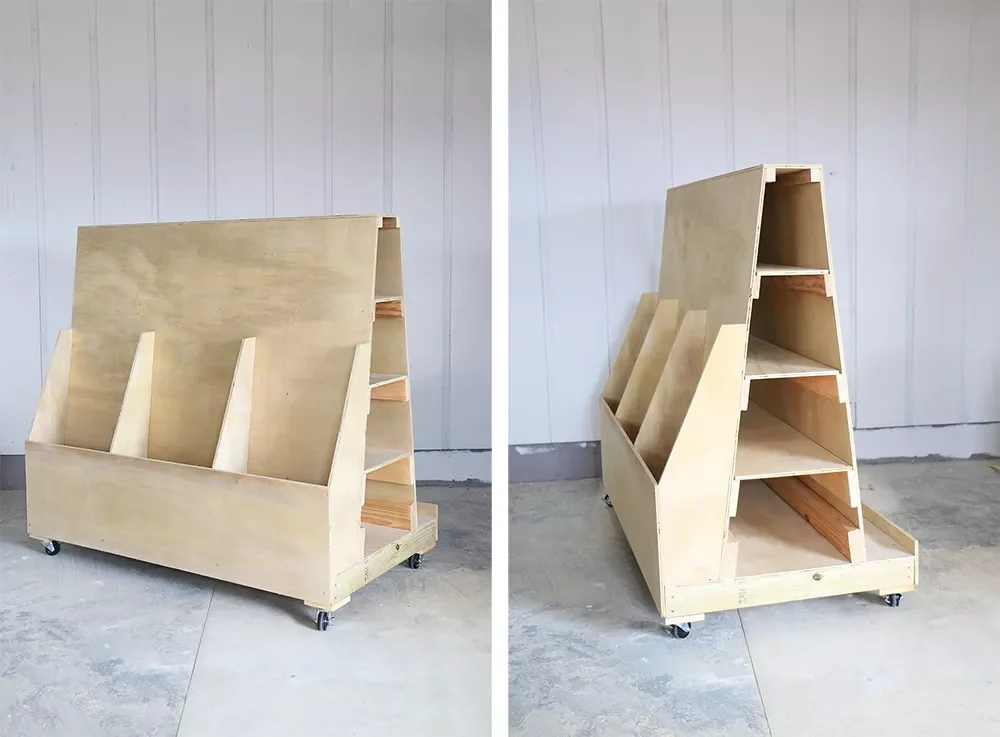 52 Creative DIY Garage Organization Ideas That Transform Your Space DIY Rolling Cart