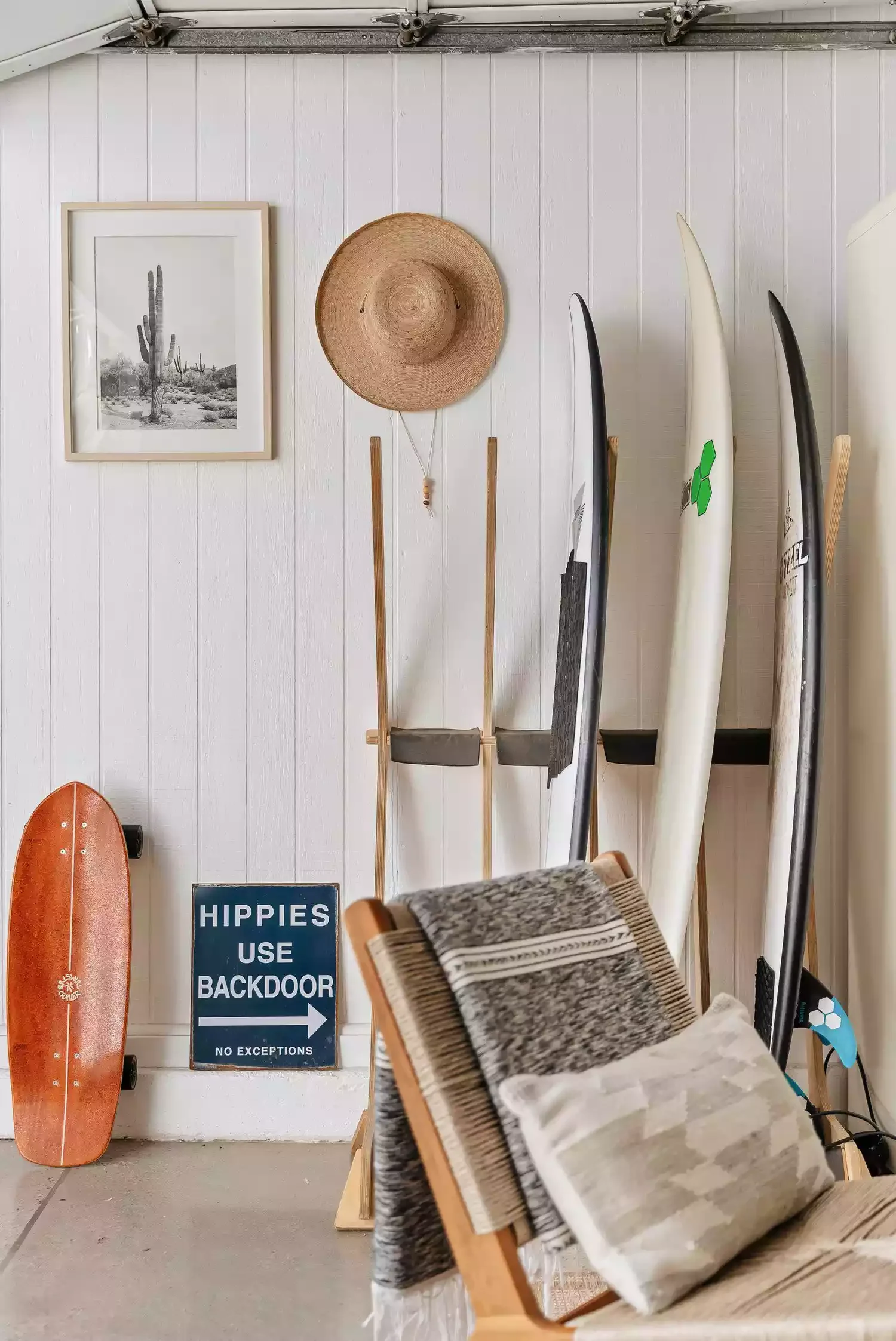 52 Creative DIY Garage Organization Ideas That Transform Your Space DIY Surfboard Rack